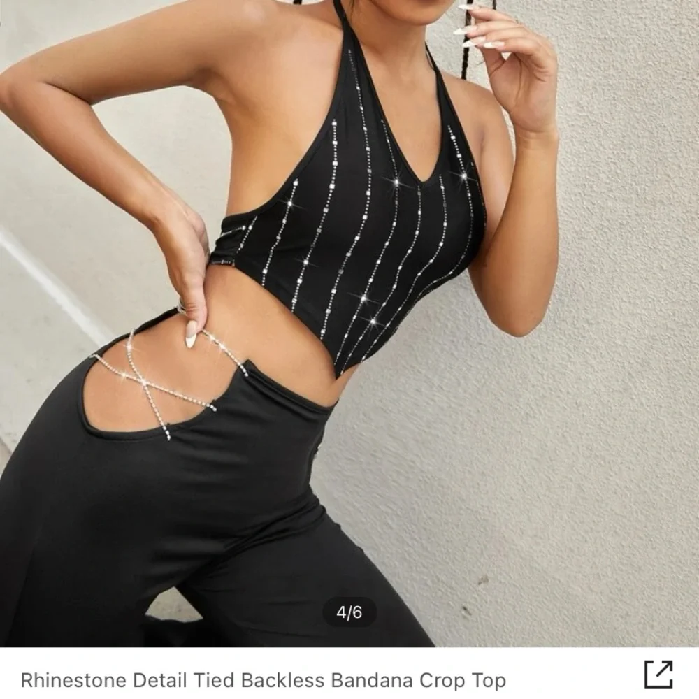 Shein Rhinestone Top - Picture 3 of 6